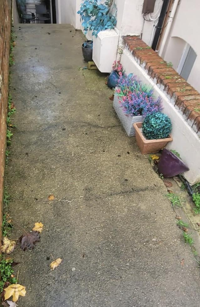 Garden after full clearance, Sandgate